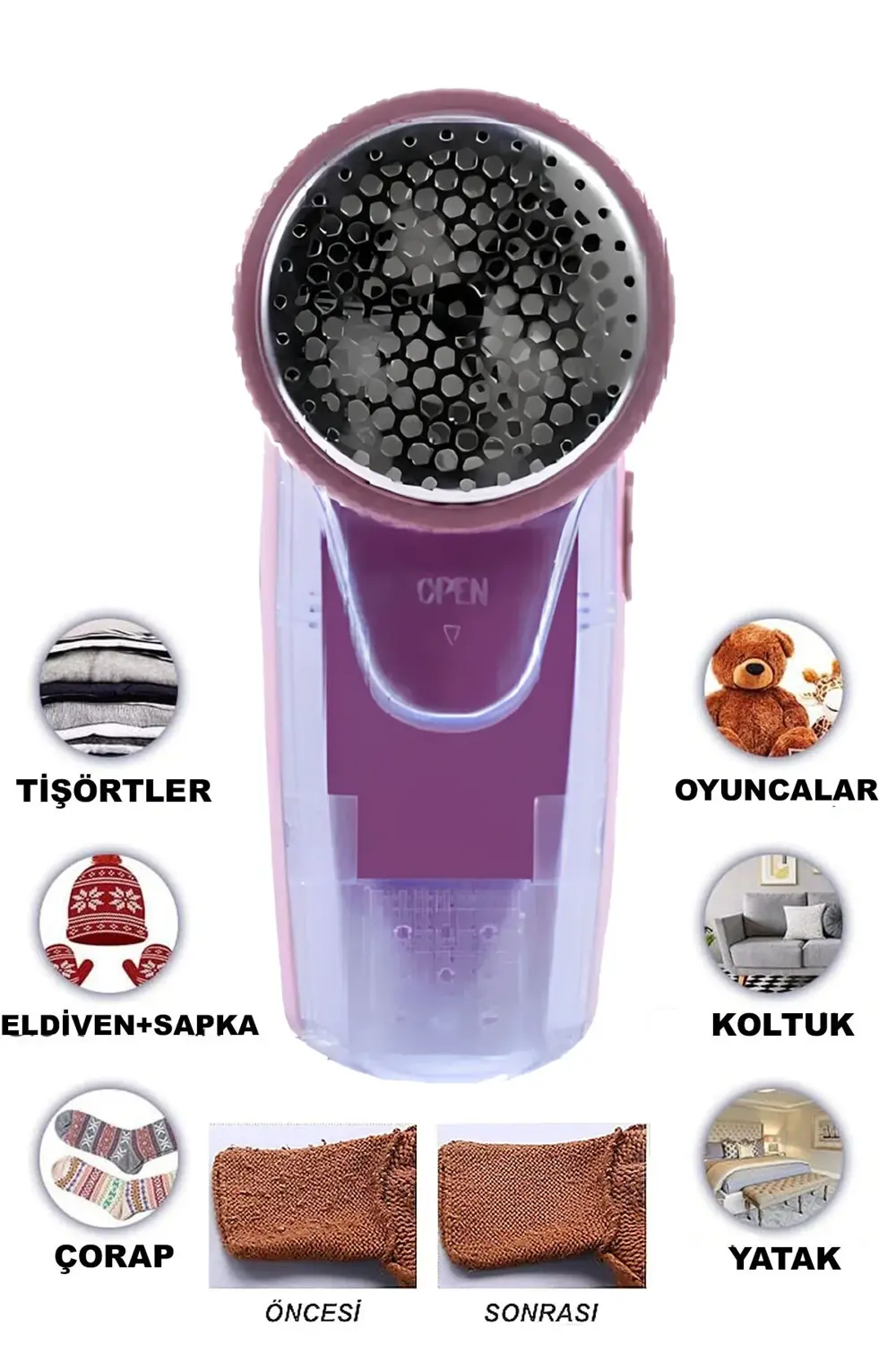 Şarjlı Tüy Temizleme Makinası, Tüy Temizleyici, Tüy Toplama Cihaz