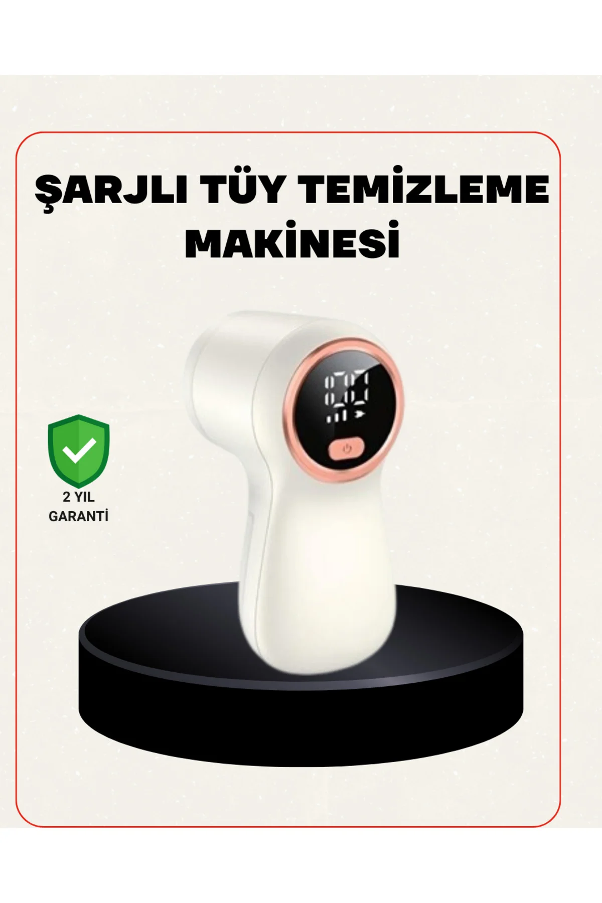 Şarjlı Tüy Temizleyici Paslanmaz Çelik Bıçaklı