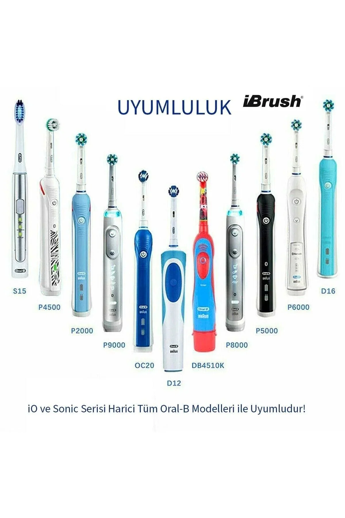 Şarjlı Ve Pilli Diş Fırçaları Için 4 Adet Koruyucu Kapak Uyumlu