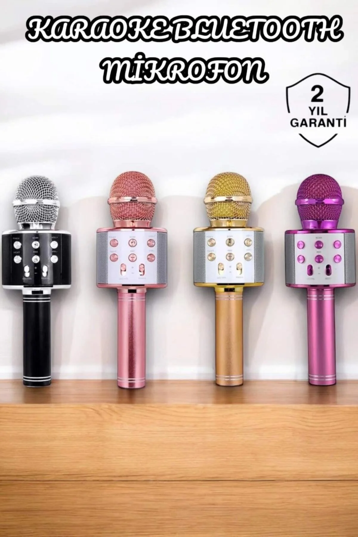 Şarjlı Ve Uzun Pil Ömürlü Karaoke Mikrofon Usb Bellek Destekli, P
