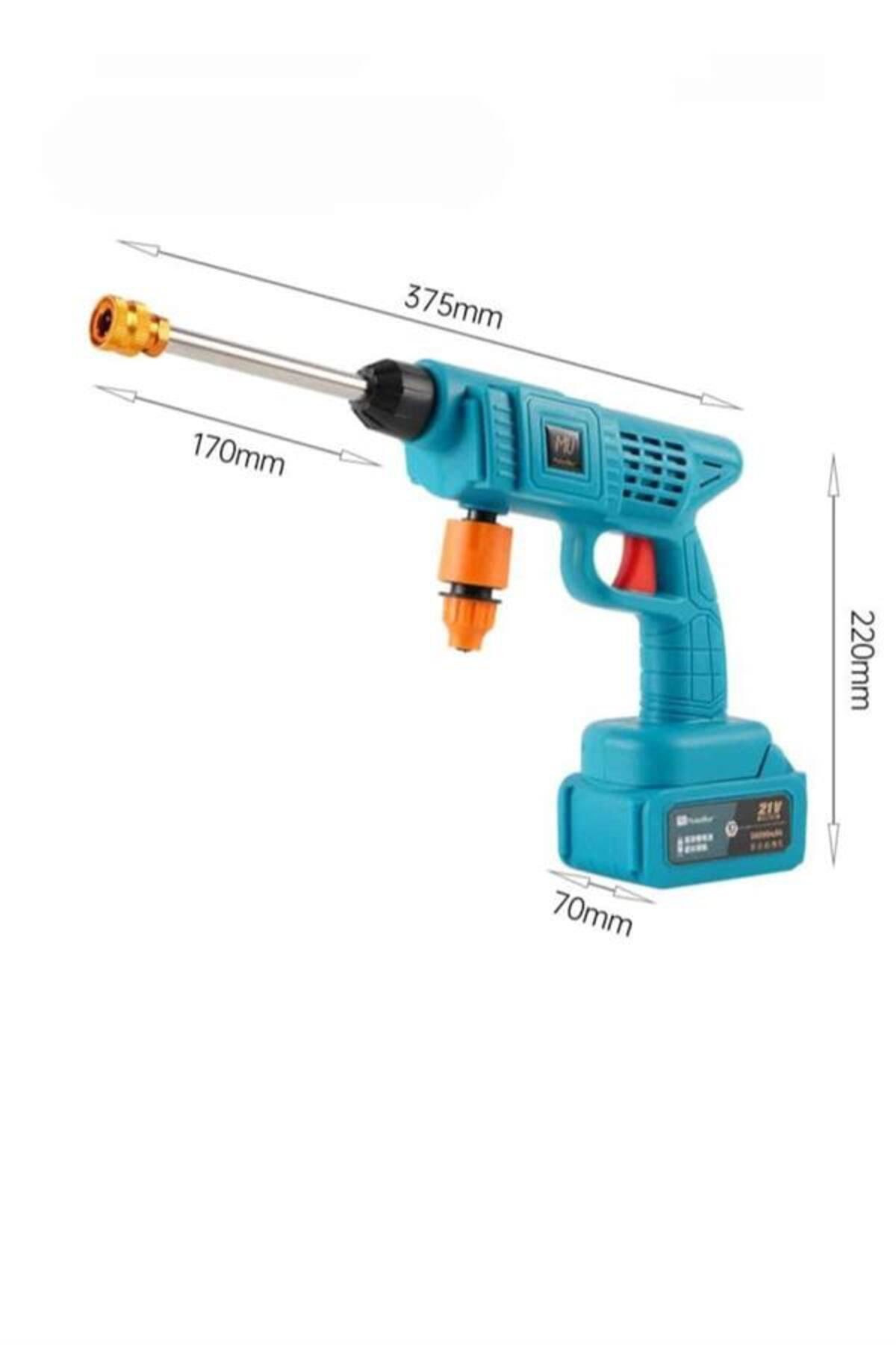 Şarjlı Ve Yüksek Basınçlı Oto Yıkama Makinesi Ve Sulama Tabancası