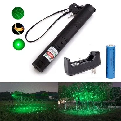 Şarjlı Yeşil Lazer Pointer 100 Mw Bx40