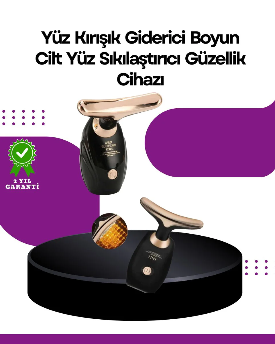 Şarjlı Yüz Masaj Aleti – Gözenek Sıkılaştırıcı, Cilt Yenileyici ve Göz Çevresi Bakım