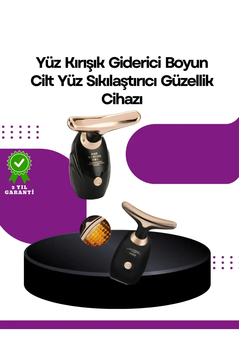 Şarjlı Yüz Masaj Aleti – Gözenek Sıkılaştırıcı & Cilt Yenileyici