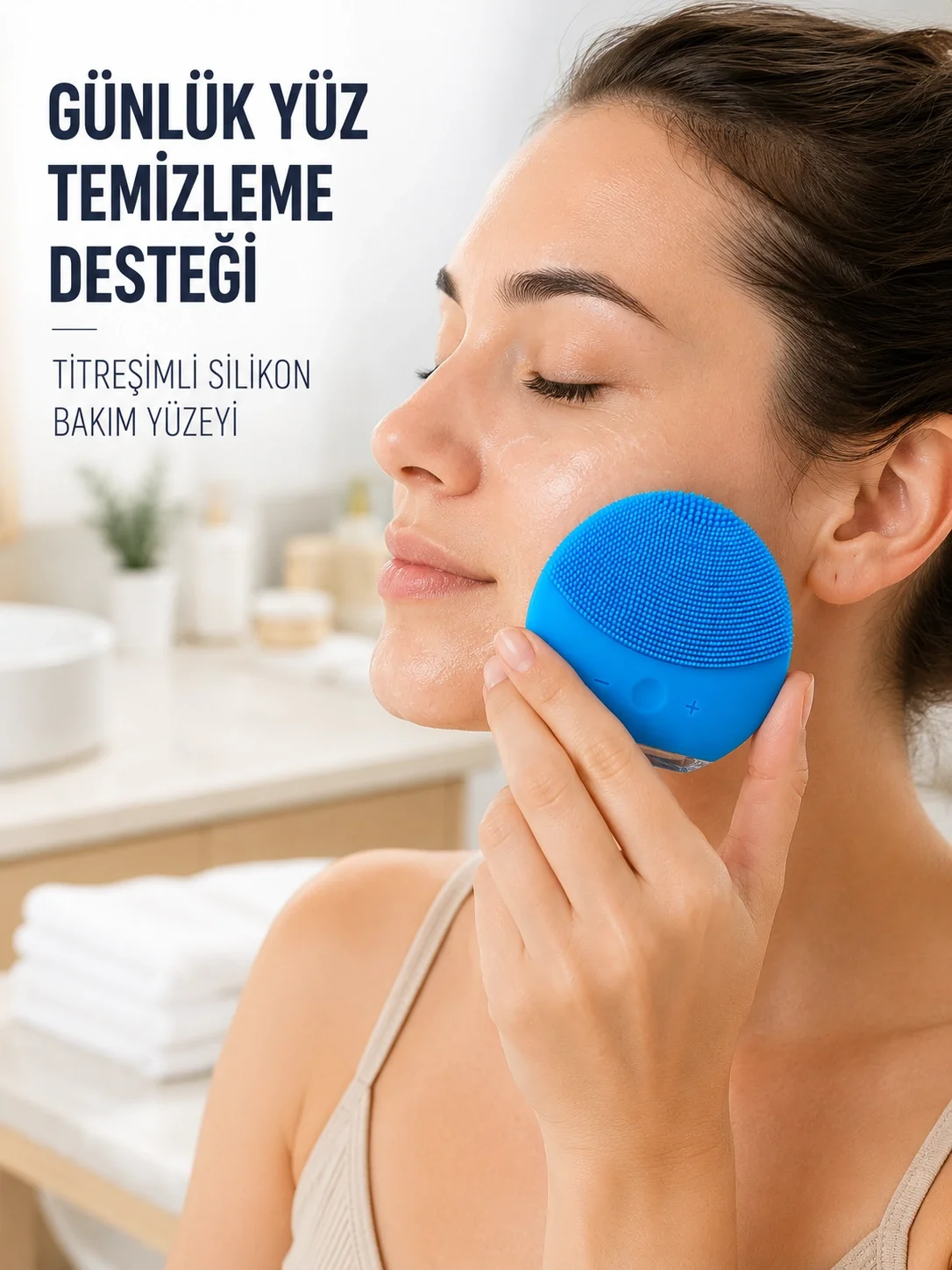 Şarjlı Yüz Temizleme Cihazı Yumuşak Silikon Titreşimli Cilt Bakım Fırçası Fiyatı, Yorumları ve Özellikleri