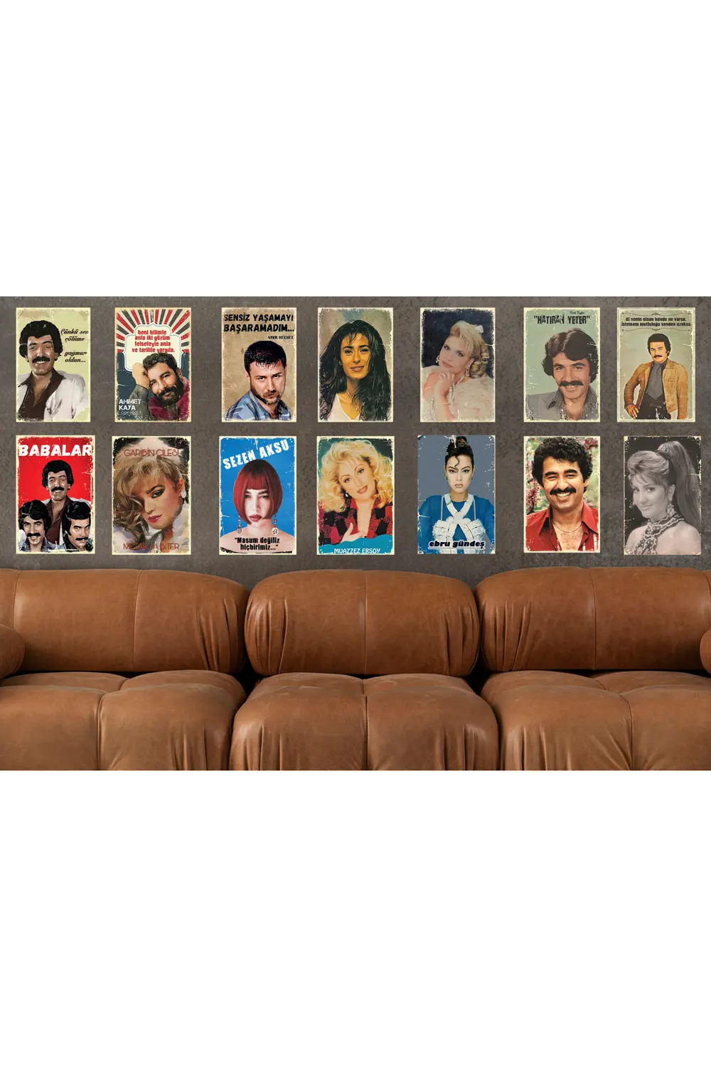 Şark Köşesi Starlar nostalji Temalı 14 Adet 20 x 30 CM Set 01