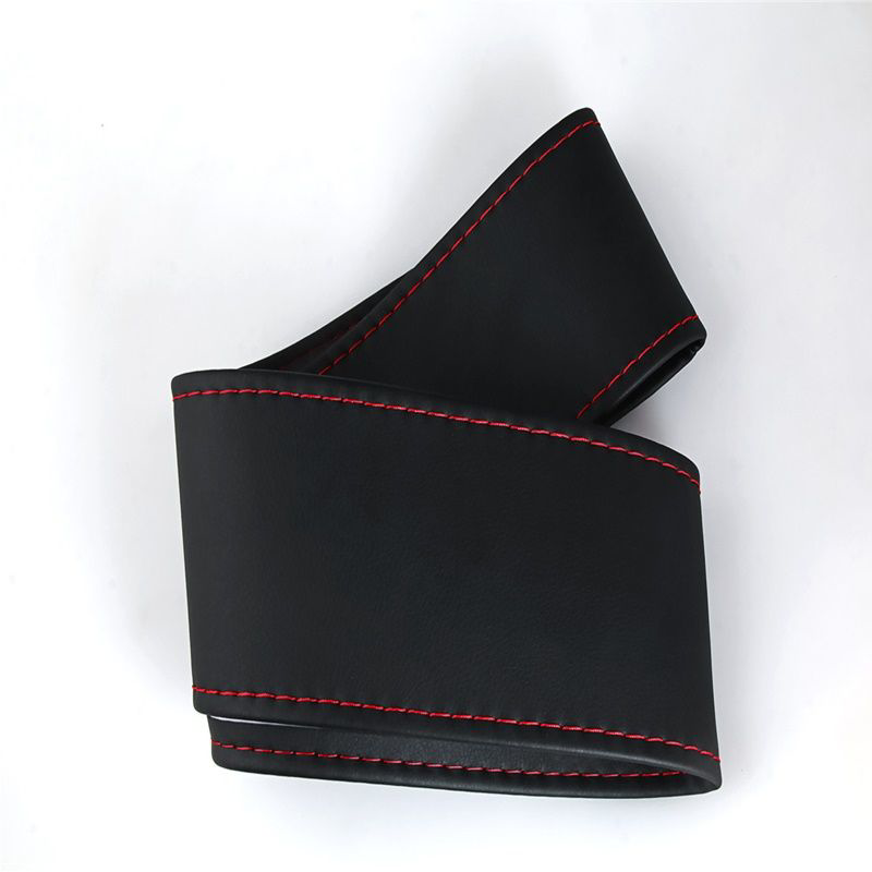 Sarmal Direksiyon Kılıf Siyah-Kırmızı Dikişli 38 Cm / Dıkı210-Sk