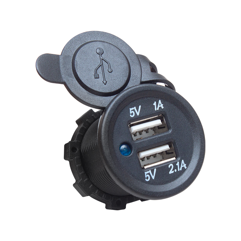 ŞASE TİPİ OTO USB ŞARJ 5V-2.1A-5V1A ARAÇ ÇAKMAK ŞASE TİPİ (4741)