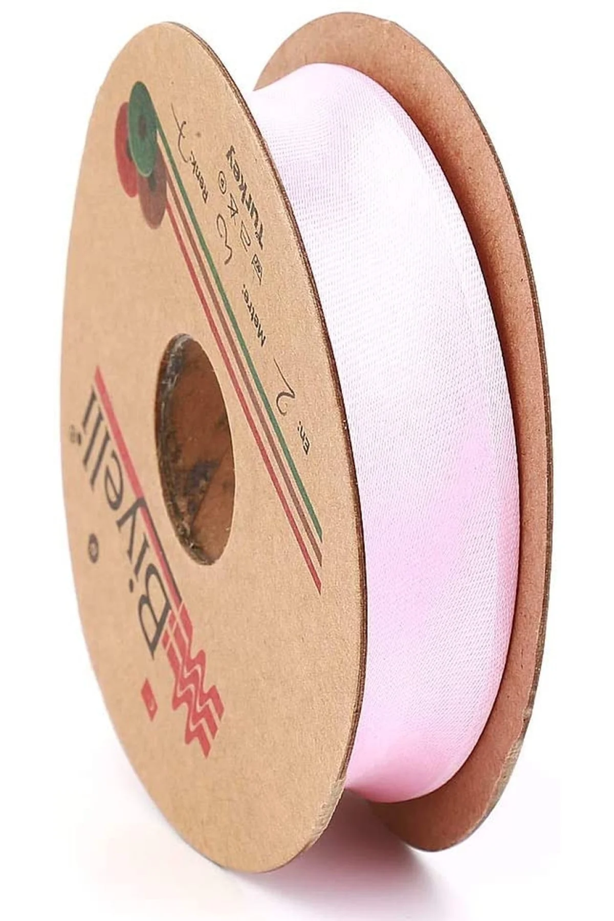 Saten Biye 2cm Eninde 25mt Pembe