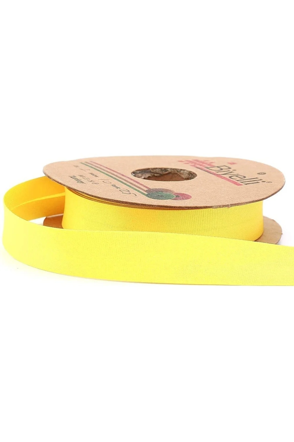 Saten Biye 2cm Eninde 25mt Sarı