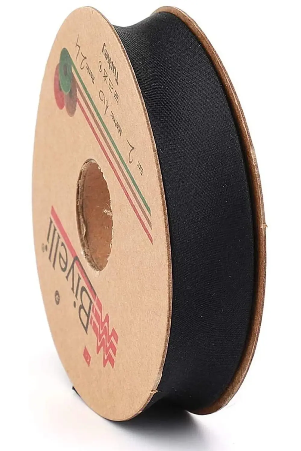 Saten Biye 2cm Eninde 25mt Siyah