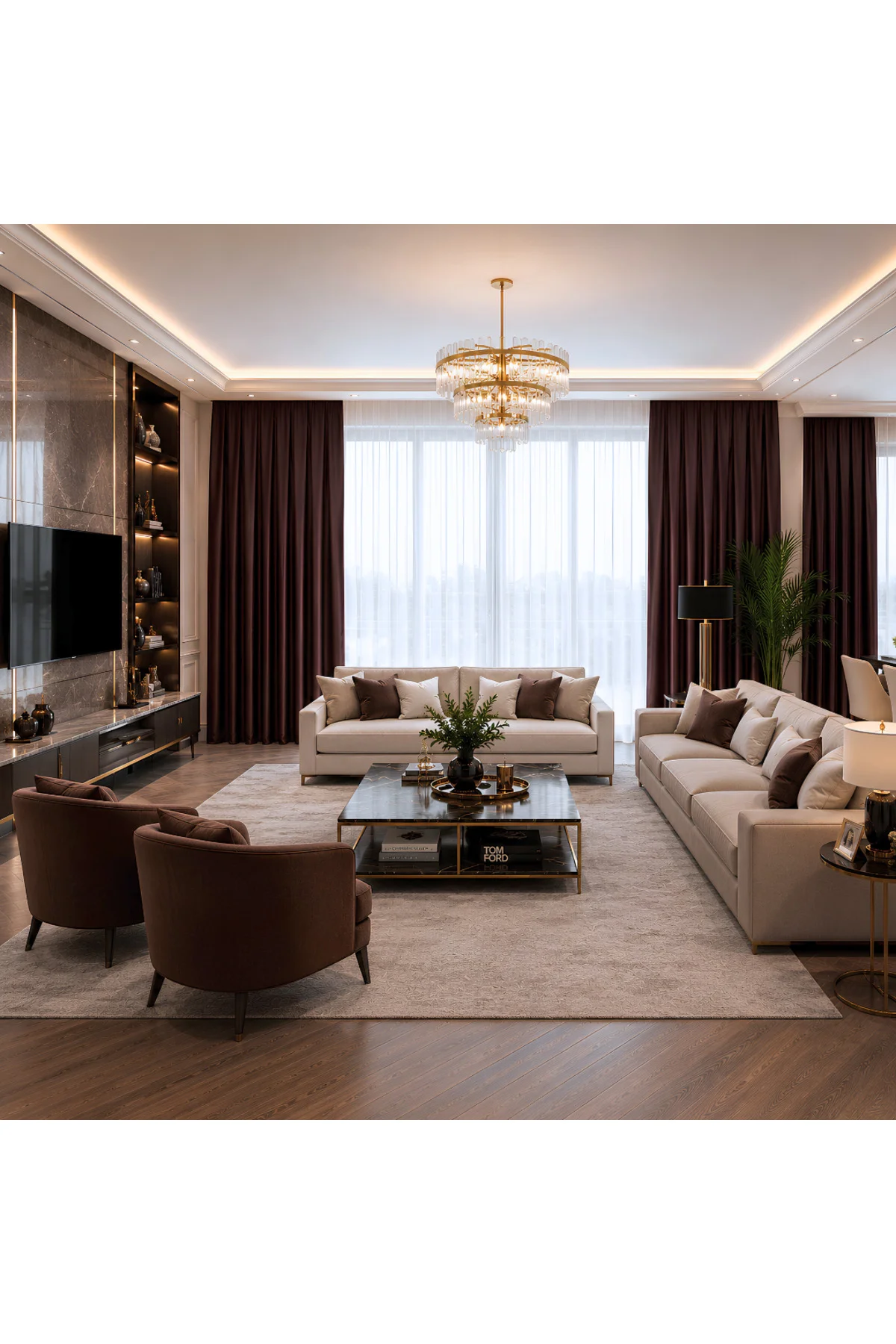 Saten Blackout Fon Perde 1x2,5 Pile Tek Kanat Karartma Özellikli Kornişli Özel Ölçü - K.Kahve 21VR Saten Blackout Fon Perde 1x2,5 Pile Tek Kanat Karartma Özellikli Kornişli Özel Ölçü - K.Kahve 21VR