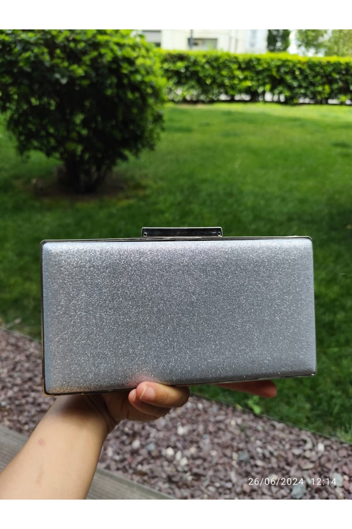 Monalisa Home Saten Çapraz Sira Taşli Lüks Abiye Çanta