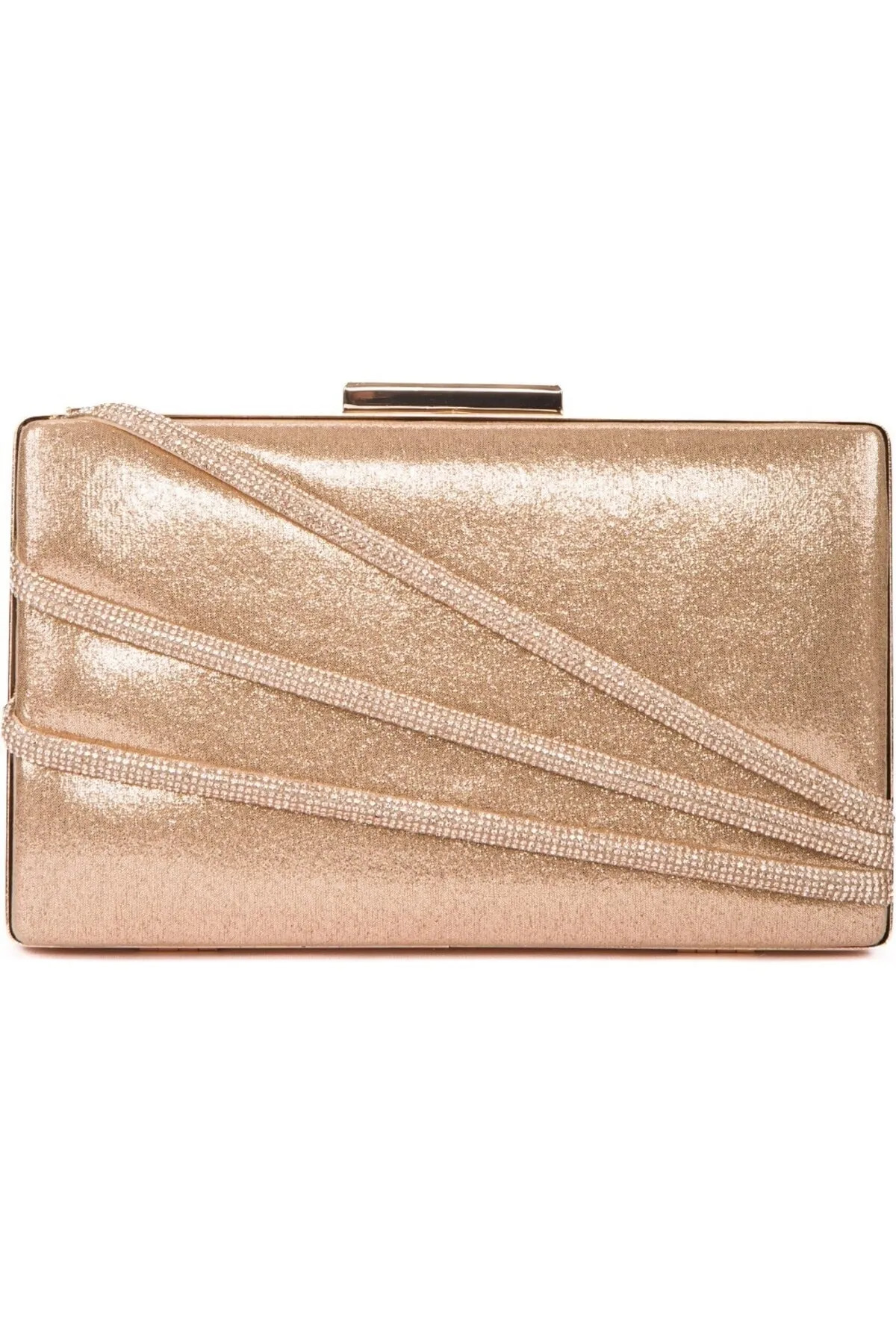 Monalisa Home Saten Çapraz Sira Taşli Lüks Abiye Çanta