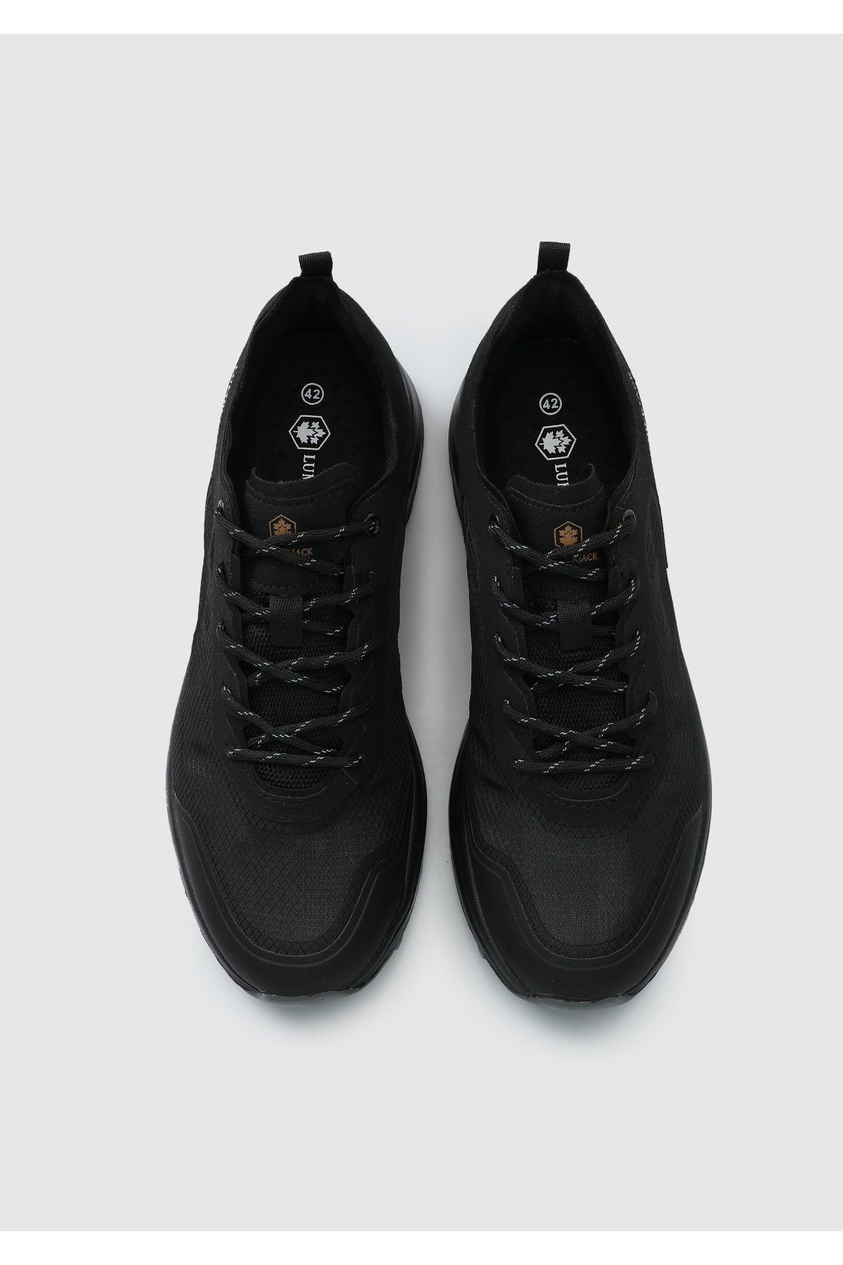 Lumberjack Satilus Siyah Deri Erkek Sneaker