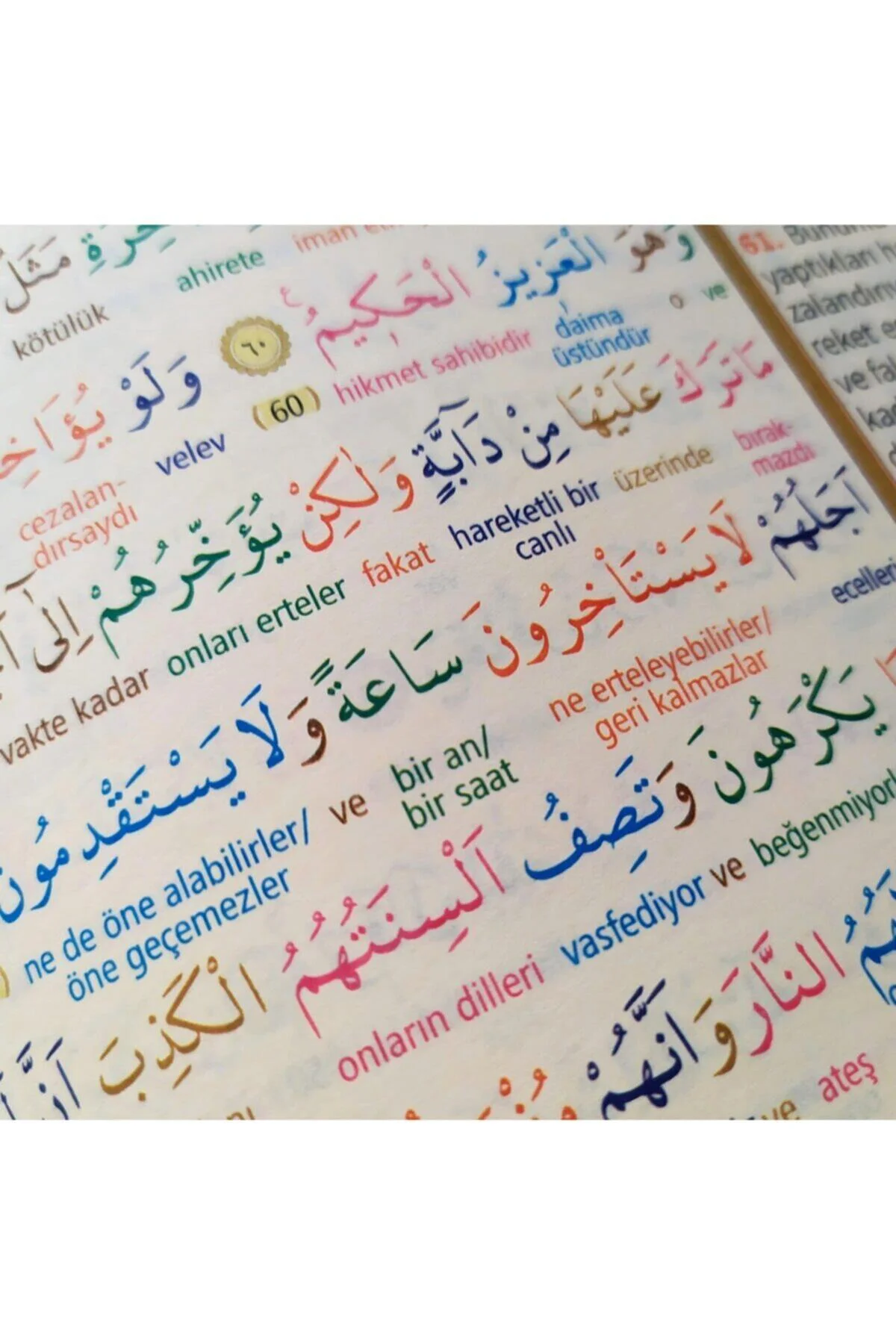 Satır Altı Renkli Kelime Mealli Rahle Boy Kuran-ı Kerim Ve Y?