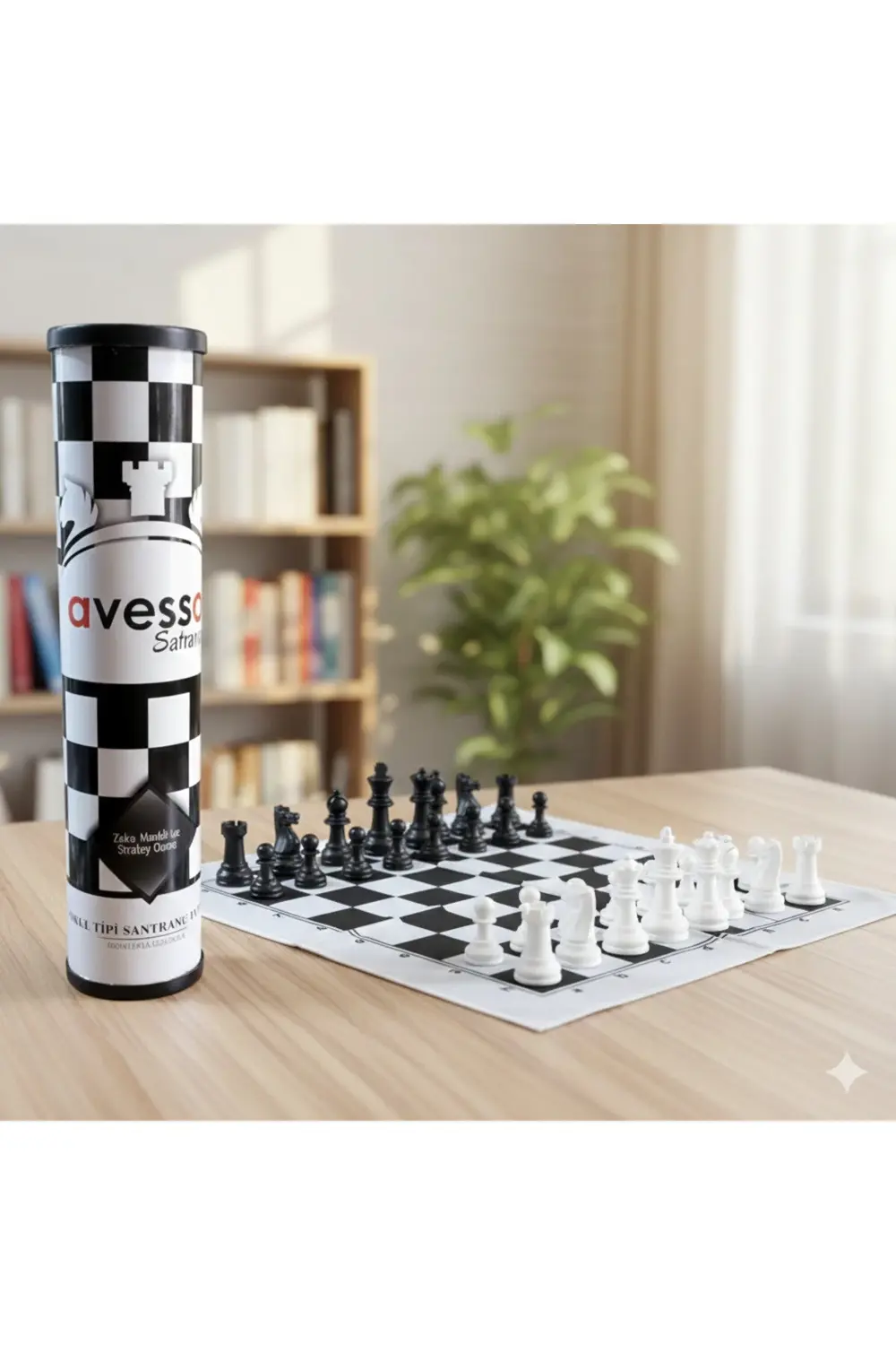 Satranç Takımı (Okul Tipi, Bez tabanlı)