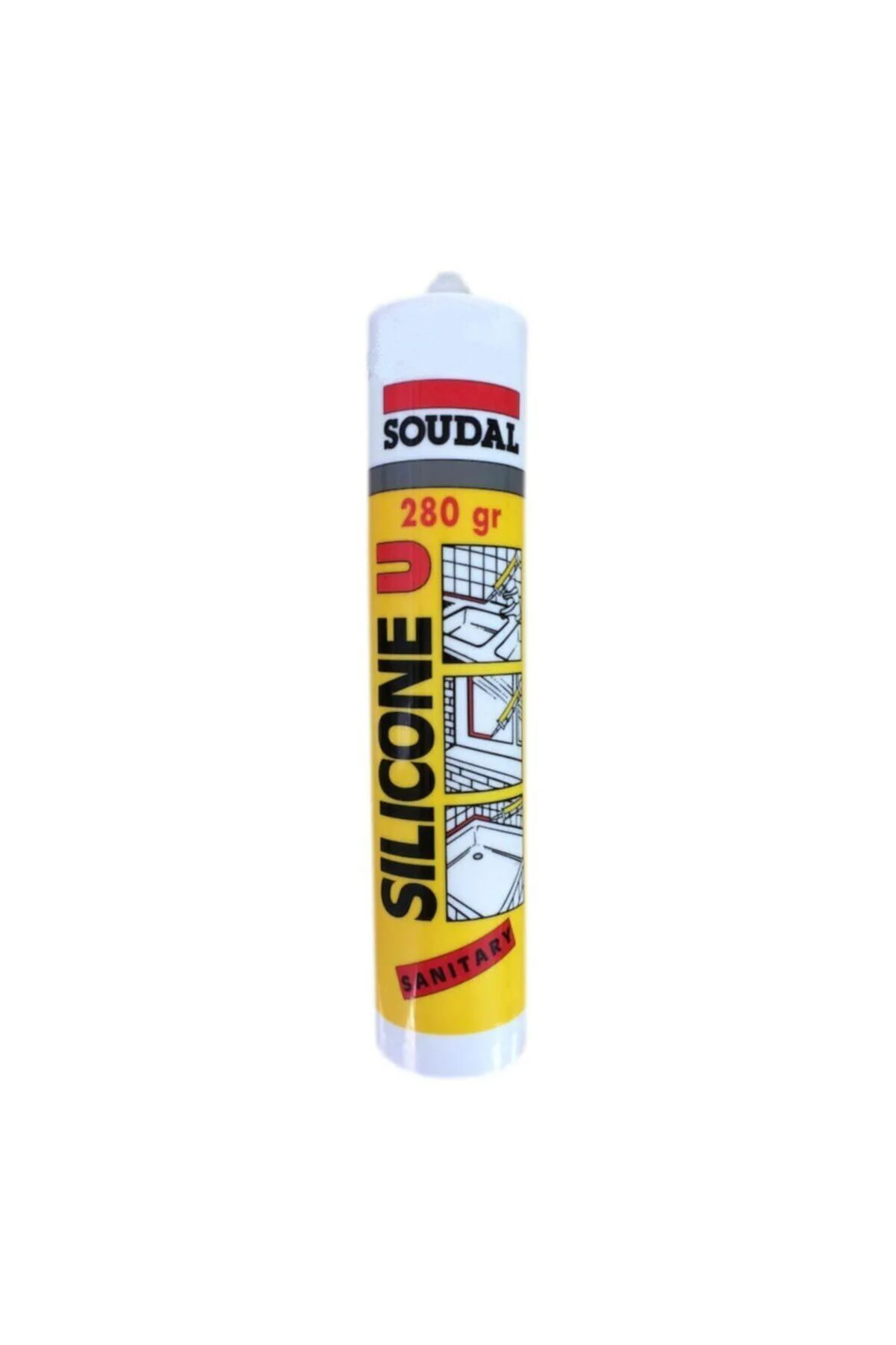 Saudal Beyaz Silikon 280 gr