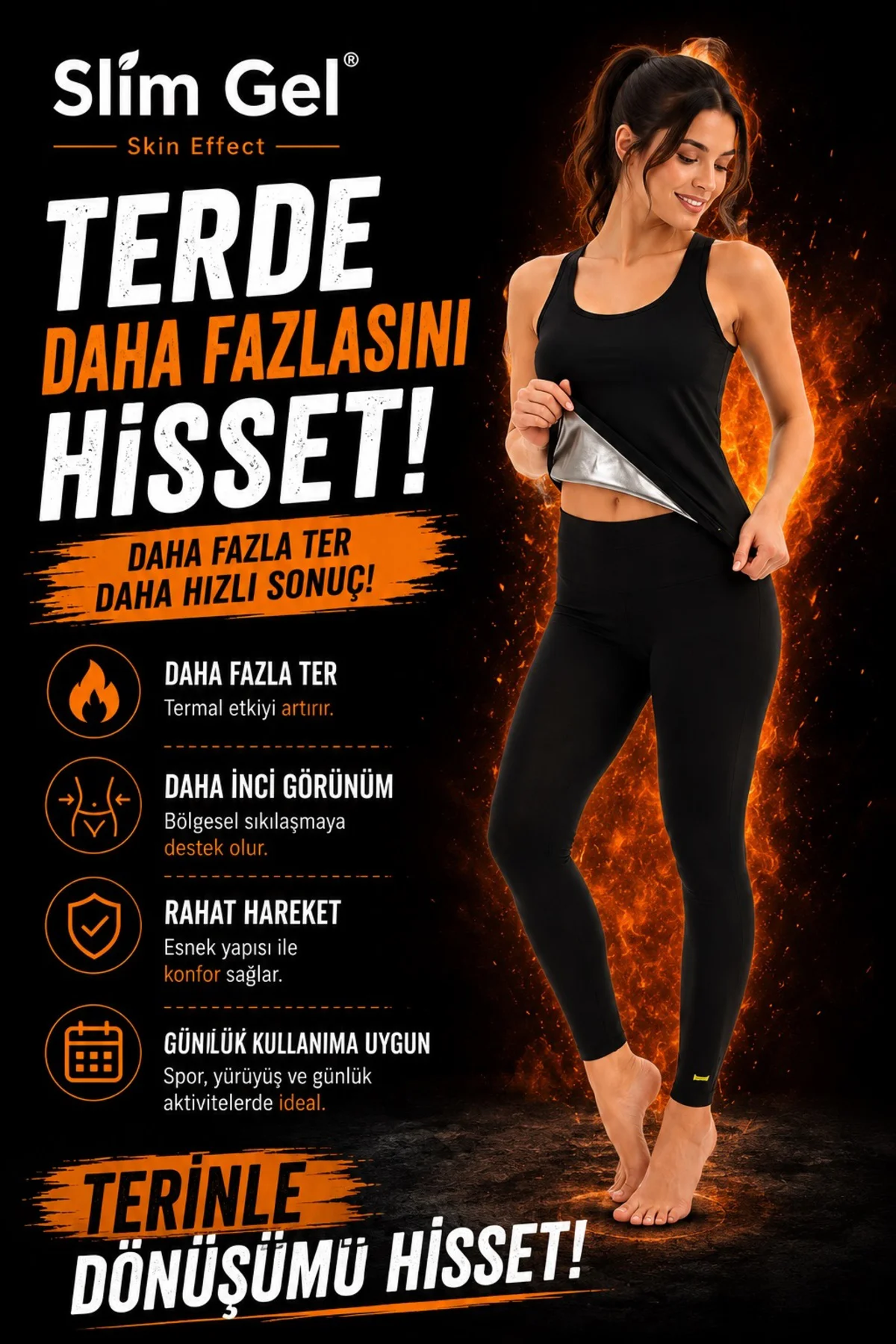 Sauna Eşofman Atlet Ve Tayt Takımı Spor Kıyafeti - Terleme ve Vücut Şekillendirmeye Yardımcı Termal Takım Fiyatı, Yorumları ve Özellikleri