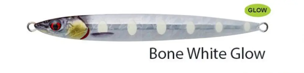 Savage gear 3D Slim Jig Minnow 80 gr 14 cm Suni Yem Bone White Gl Savage gear 3D Slim Jig Minnow 80 gr 14 cm Suni Yem Bone White Gl