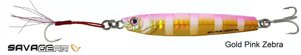 Savage gear 3D Slim Minnow 8gr 5,4 cm Jig Suni Yem Gold Pink Zebr
