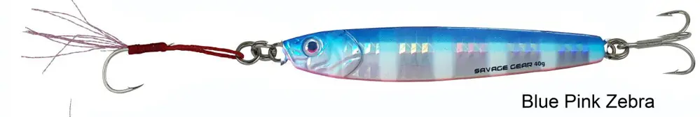 Savage gear 3D Slim Minnow 8gr 5,4 cm Jig Suni Yem Blue Pink Zebr