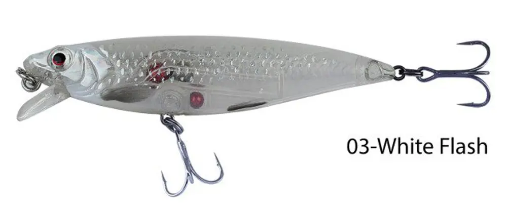 Savage gear 3D Twitch Minnow 6,6cm 6g Suni Yem 03-White Flash Savage gear 3D Twitch Minnow 6,6cm 6g Suni Yem 03-White Flash