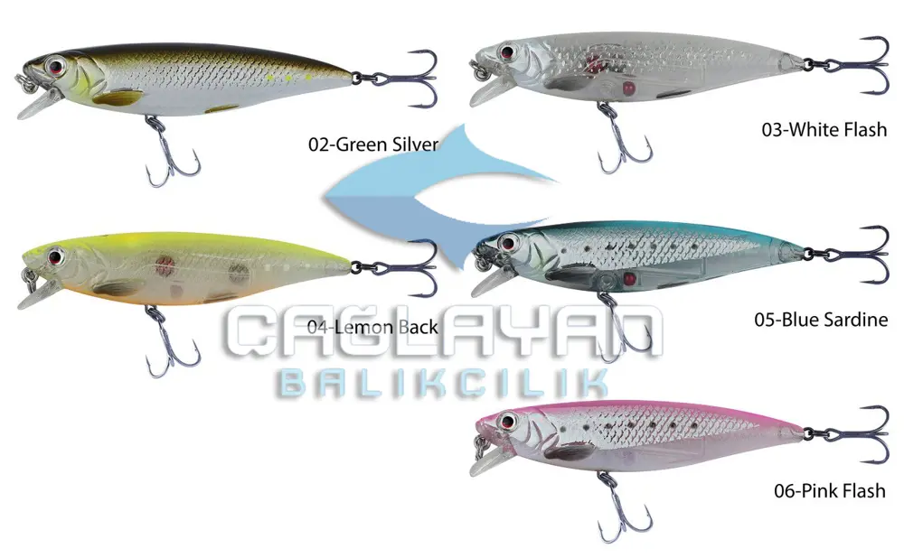 Savage gear 3D Twitch Minnow 8cm 8,5g Suni Yem 02-Green Silver Savage gear 3D Twitch Minnow 8cm 8,5g Suni Yem 02-Green Silver