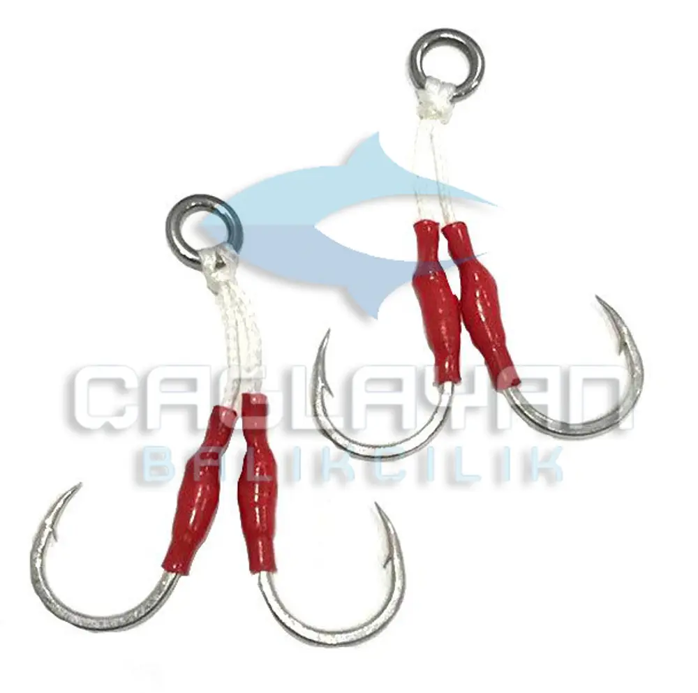 Savage gear Asist Hook 2 Adet 1 Double 100lbs