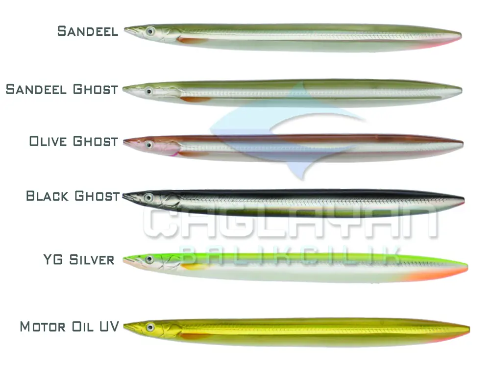Savage gear B-SG Line Thru Sandeel 125mm 19g Sandeel Ghost Savage gear B-SG Line Thru Sandeel 125mm 19g Sandeel Ghost