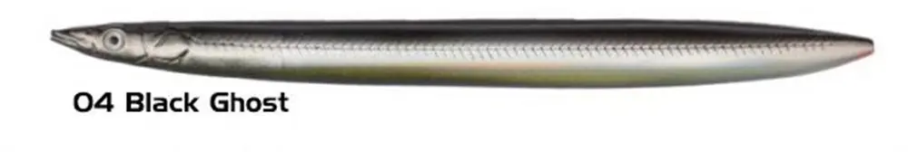 Savage gear B-SG Line Thru Sandeel 150mm 27g 04-Black Ghost Savage gear B-SG Line Thru Sandeel 150mm 27g 04-Black Ghost
