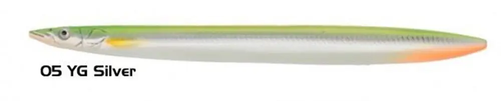 Savage gear B-SG Line Thru Sandeel 175mm 40g 05-YG Silver Savage gear B-SG Line Thru Sandeel 175mm 40g 05-YG Silver