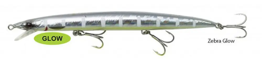 Savage gear Jerk Minnow 175 mm 29 gr Sınkıng Suni Yem Zebra Glow Savage gear Jerk Minnow 175 mm 29 gr Sınkıng Suni Yem Zebra Glow