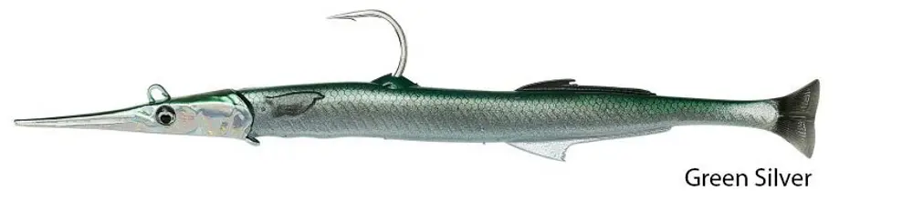 Savage gear Needlefish Pulsetail 2+1 14 cm 12g Suni Yem Green Sil