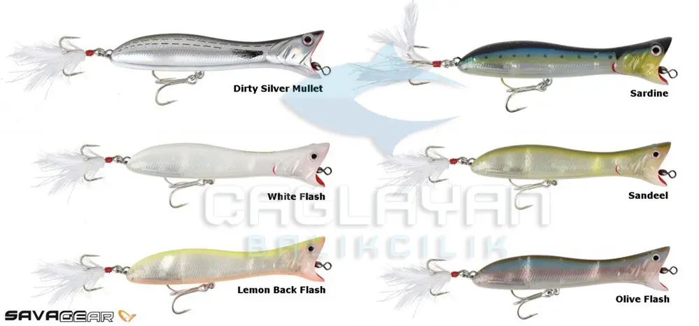 Savage gear Panıc Popper 10.5 cm 22 gr Suni Yem 02-Sardine