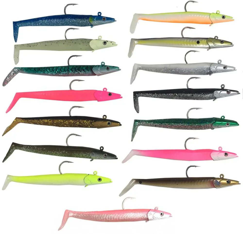 Savage Gear Sandeel 12.5cm 23g 1 Kafa 2 Gövdeli Silikon Suni Yem