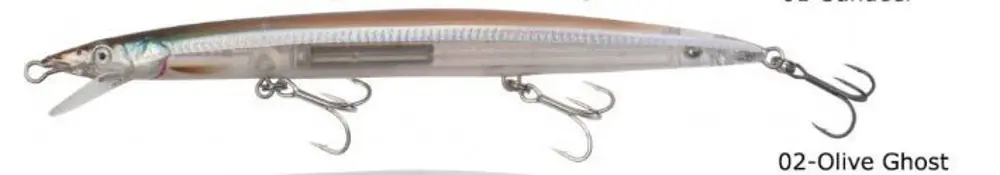 Savage gear Sandeel Jerk Minnow 145 14g Suni Yem 02-Olive Ghost Savage gear Sandeel Jerk Minnow 145 14g Suni Yem 02-Olive Ghost