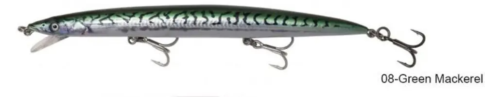 Savage gear Sandeel Jerk Minnow 145 14g  Suni Yem 08-Green Macker