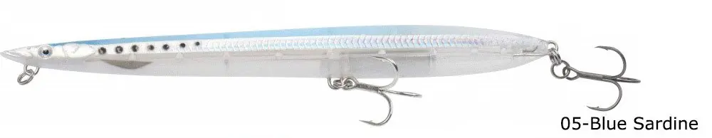 Savage gear Sandeel Surf Walker 125 10 gr Suni Yem 05-Blue Sardin Savage gear Sandeel Surf Walker 125 10 gr Suni Yem 05-Blue Sardin