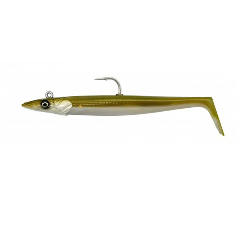Savage Gear Sandeel V2 14 cm 33 gr Khaki 2+1 Savage Gear Sandeel V2 14 cm 33 gr Khaki 2+1