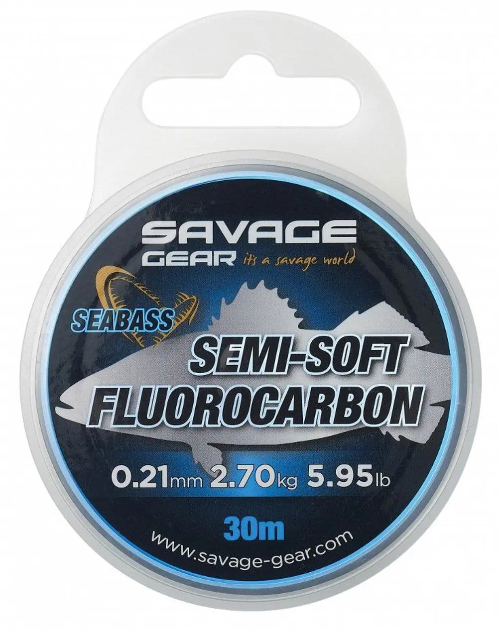 Savage Gear Semi-Soft Fluorocarbon Seabass 30 M 0.39 MM 8.04 KG 1