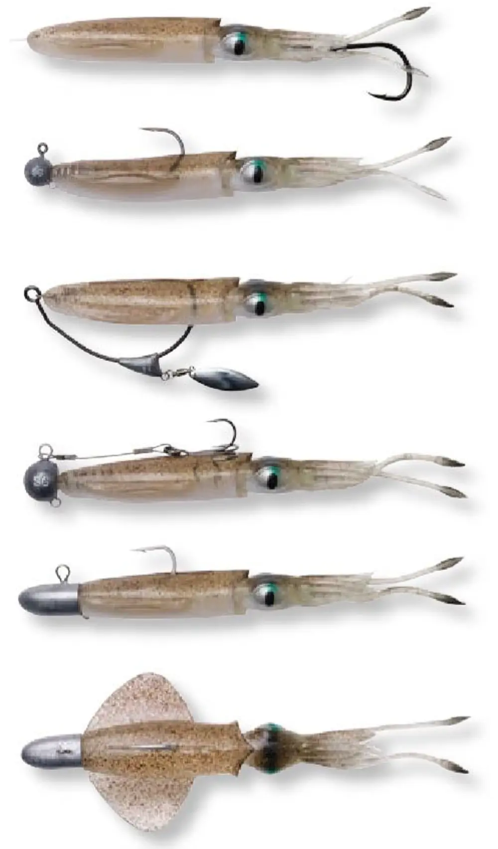 Savage gear Swim Squid 18cm 32g 2 Adet  Suni Yem Green Eye