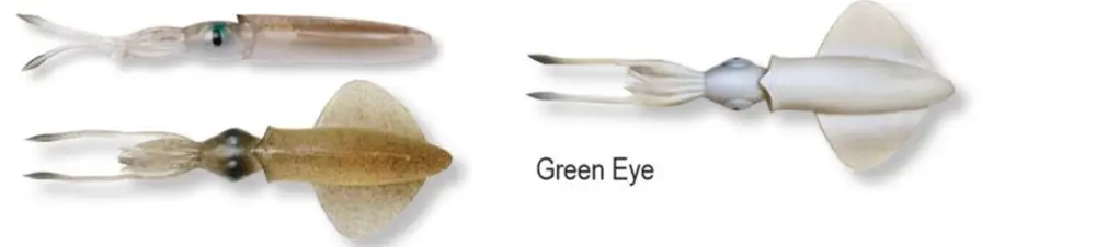 Savage gear Swim Squid 18cm 32g 2 Adet  Suni Yem Green Eye