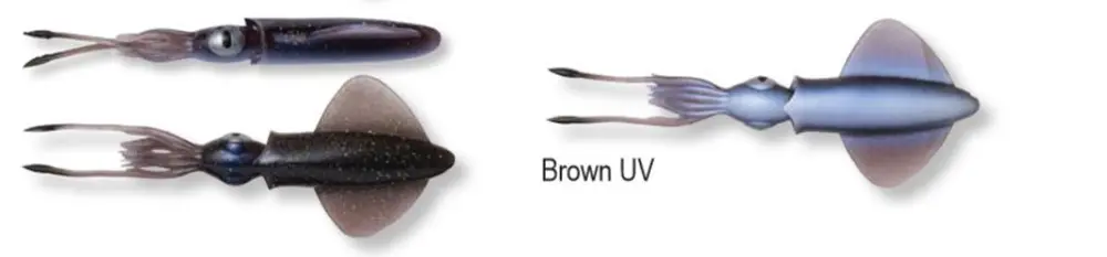 Savage gear Swim Squid 9.5cm 5g 4 Adet Suni Yem Brown