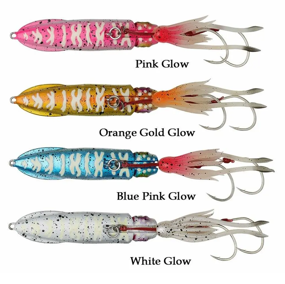 Savage Gear Swimsquid Inchiku 9.7cm 150gr White Glow