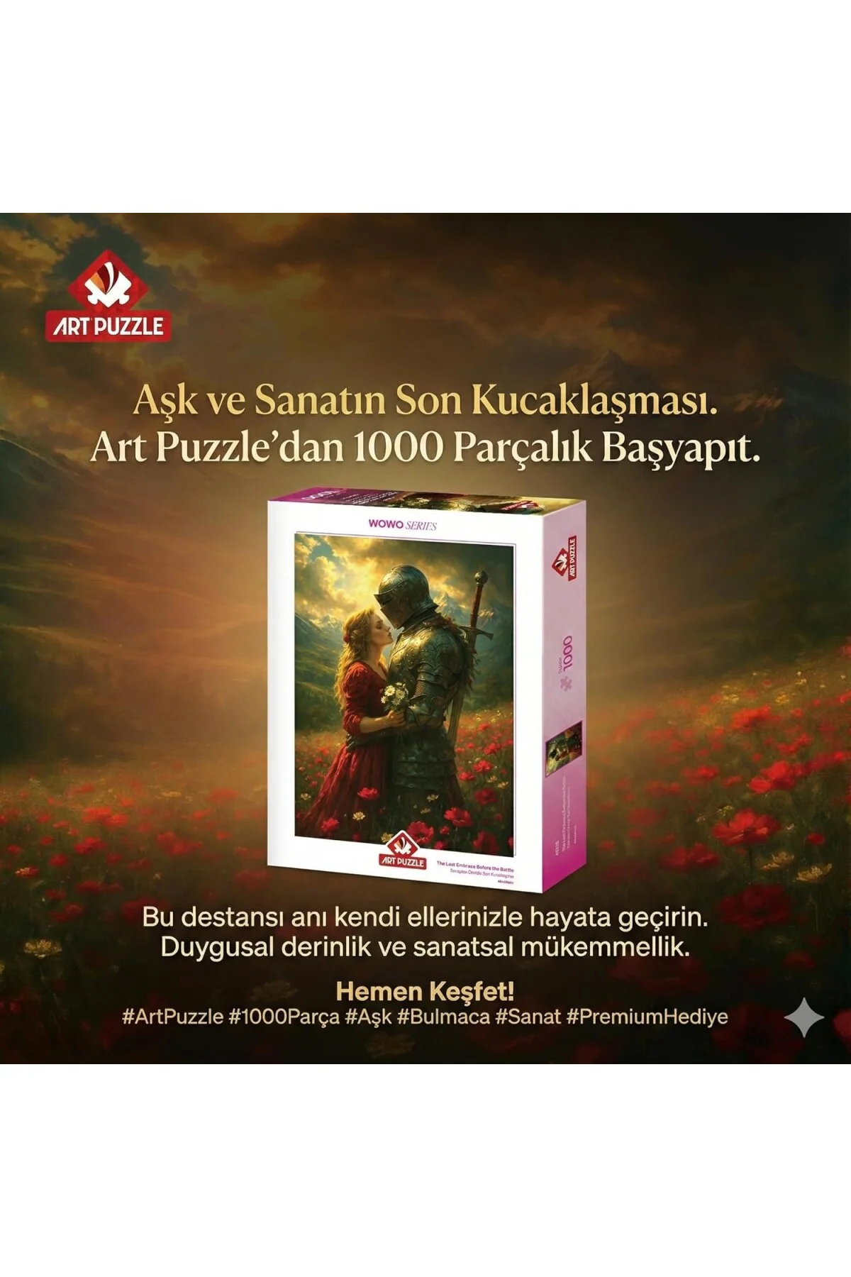 Savaştan Önceki Son Kucaklaşma 1000 Parça Puzzle