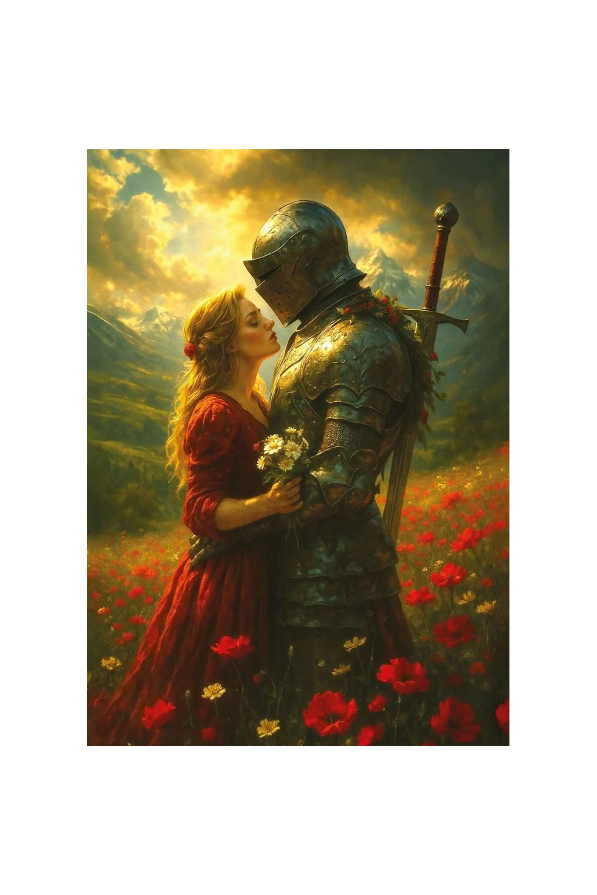 Savaştan Önceki Son Kucaklaşma 1000 Parça Puzzle