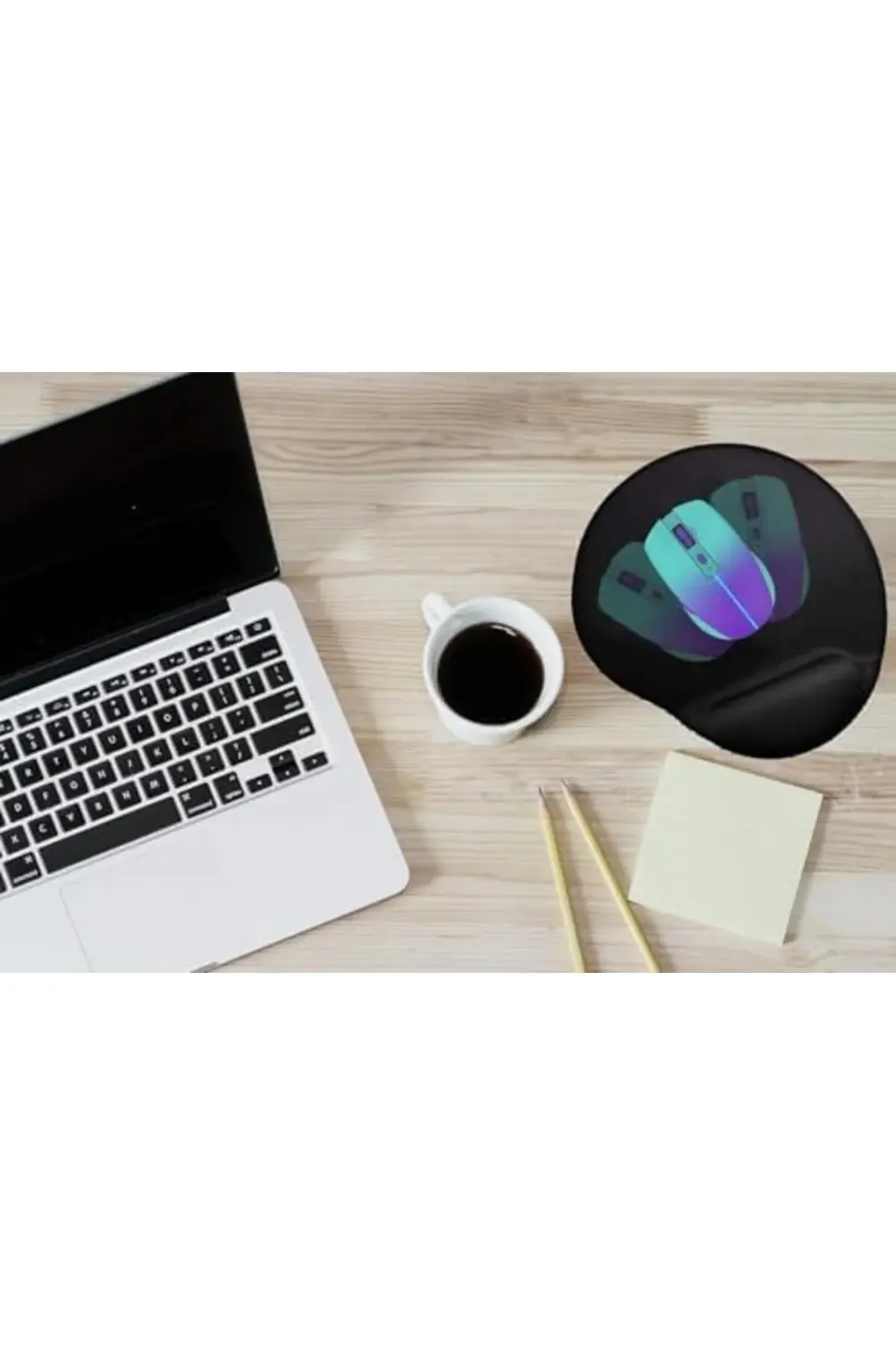 savingssphereshop IMSP-009 Bilek Destekli Silikon Mousepad Large
