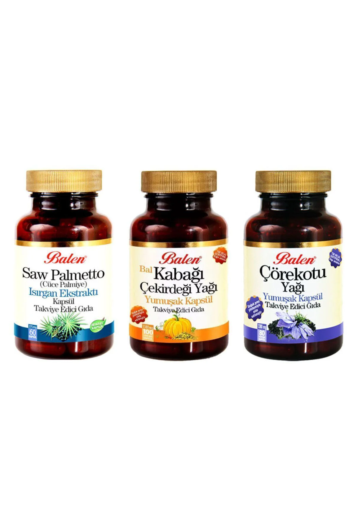Saw Palmetto-ısırgan Kabak Çekirdeği Yağı Çörekotu Yağı