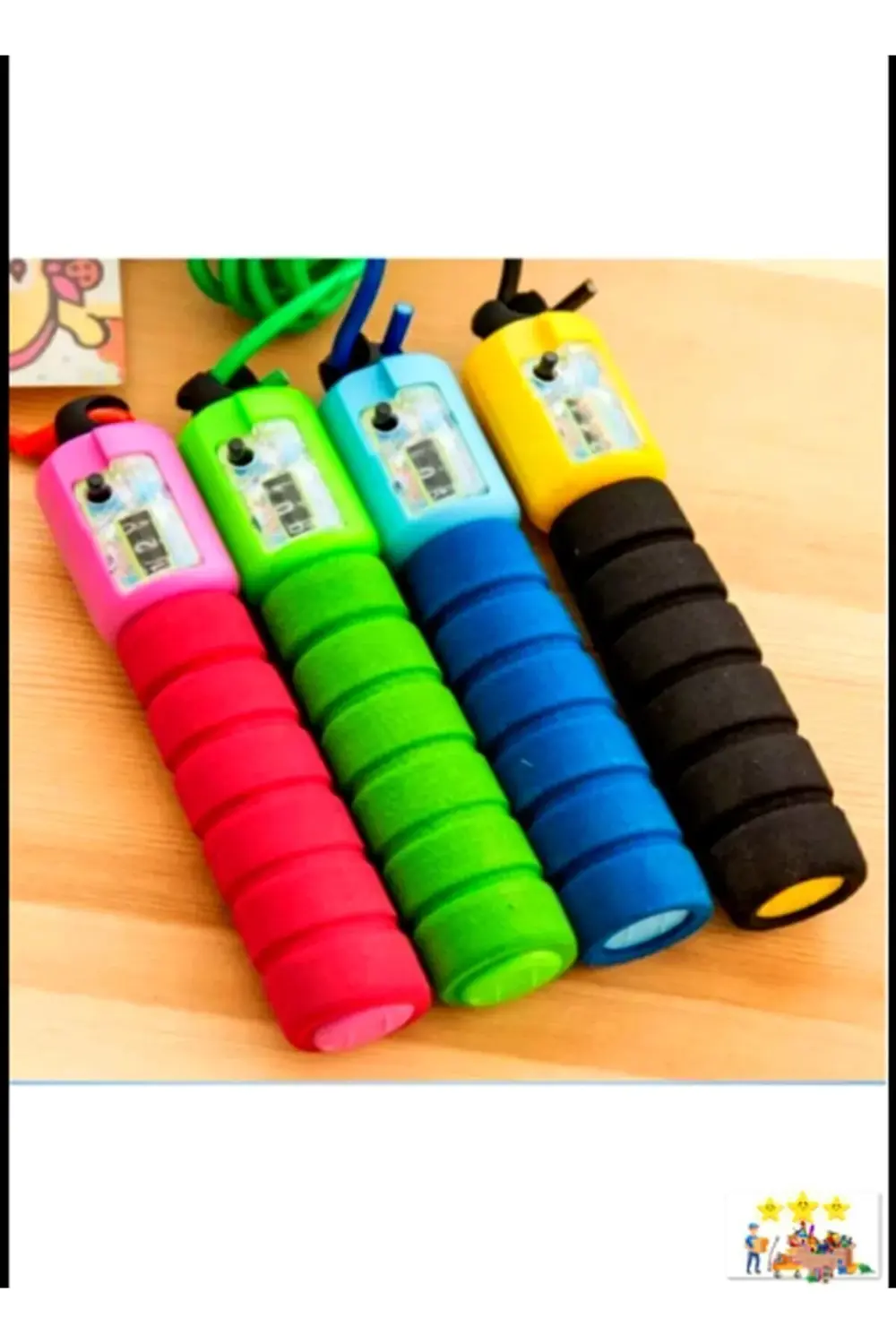 Sayaçlı Atlama Ipi Saplı Antrenman Aleti Ip Egzersiz Evde Spor